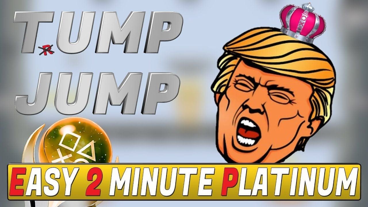 Easy & Cheap 2 Minute Platinum Game - Tump Jump Trophy Guide - Stackable PS4, PS5