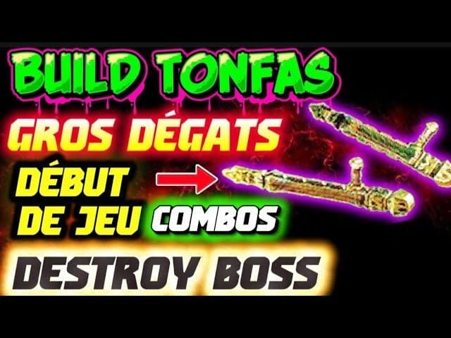 Nioh 3: BUILD TONFAS DÉBUT DE JEU GROS DPS 😱😍