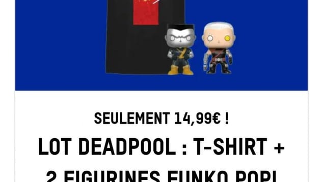 Bon plan Deadpool sur Zavvi