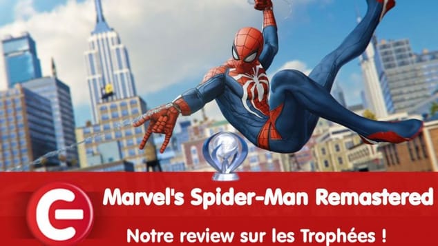 Marvels Spider-Man Remastered : Notre review sur les trophées !