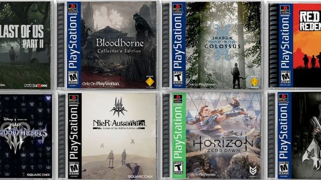 Il crée des versions boîte "style PSOne" de jeux PS5 et PS4 - Jewel cases never die