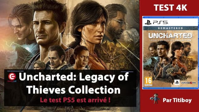 [VIDEO TEST 4K] Uncharted: Legacy of Thieves Collection sur PS5 !