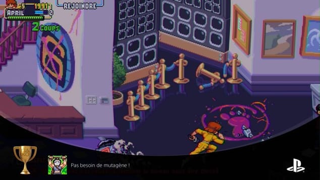Trophée Pas besoin de mutagène!  (niv max) - Teenage Mutant Ninja Turtles : Shredder's Revenge -