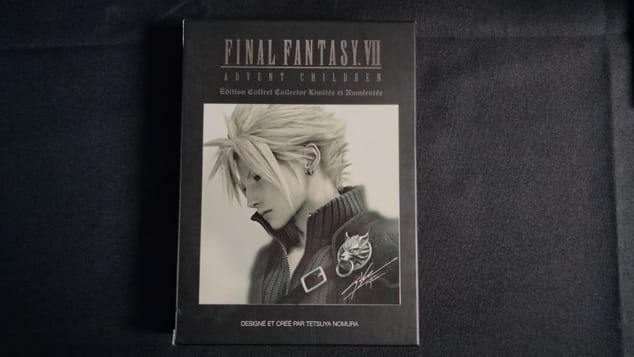 Réception d'une édition très limitée d'Advent Children