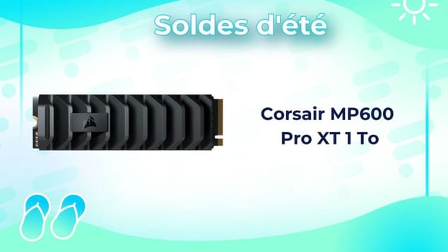 Ce SSD NVMe Corsair de 1 To est à -59 % pendant ces soldes d’été