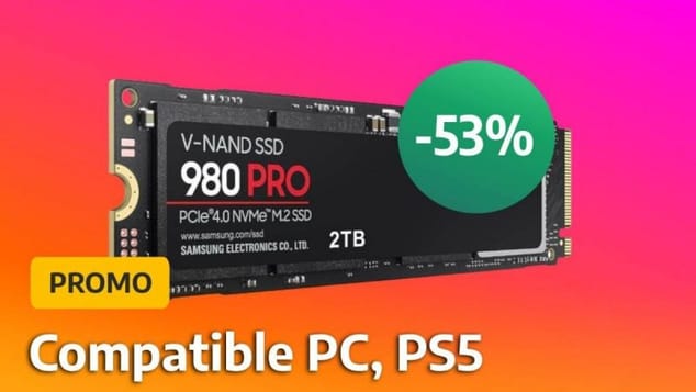 Il faut profiter du prix aberrants sur le roi des SSD 2 To tant qu'il est encore en ligne : PS5 ou PC, vous avez besoin du Samsung 980 pro