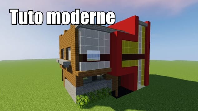 Minecraft - Tuto ville moderne #31 - La maison
