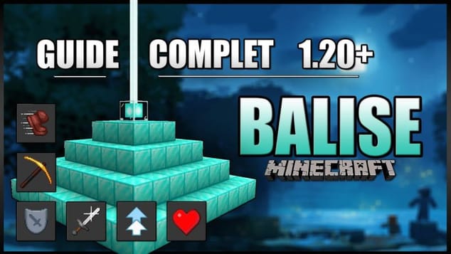 Le guide ULTIME sur les BALISES en 1.20 sur Minecraft en SURVIE [Beacon, Pyramide, Effets, Faisceau]