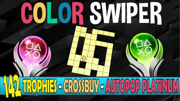 Easy & Cheap Platinum With 142 Trophies - Crossbuy - Autopop Platinum | Color Swiper Trophy Guide