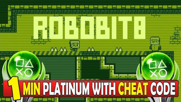 Easy 1 Minute Platinum With Cheat Code - Robobit8 Platinum Walkthrough