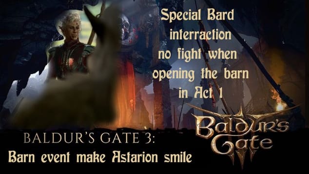 Interaction spéciale Build Barde pour la grange Acte 1