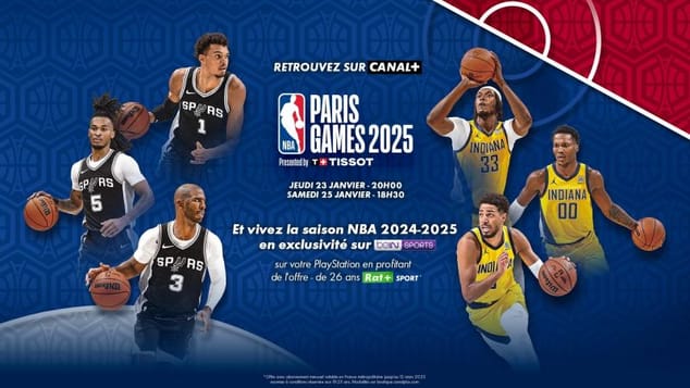 Rendez-vous sur CANAL+ pour le NBA Paris Games 2025 !