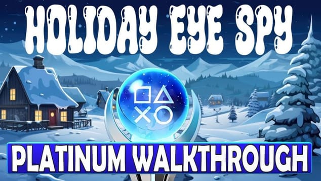 Holiday Eye Spy Platinum Walkthrough - Easy Platinum With 71 Trophies