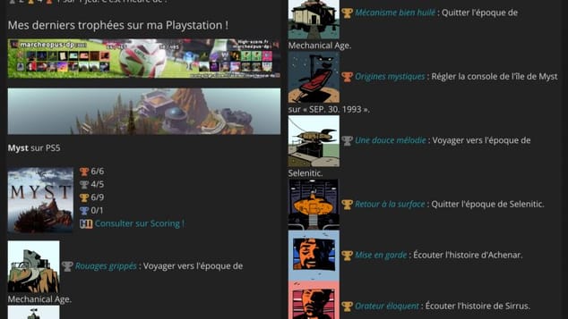 Guide platine Myst part 4 b retour et Fins multiples