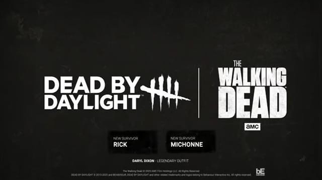 GEEKNPLAY - Dead by Daylight x The Walking Dead - Rick, Michonne et Daryl débarquent le 29 juillet 2025 avec un nouveau chapitre épique