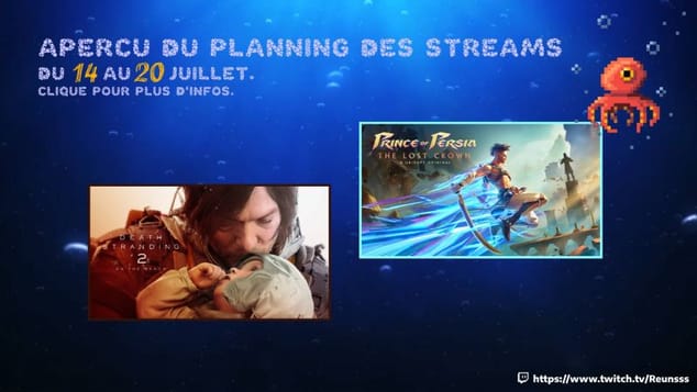 Planning de la semaine
