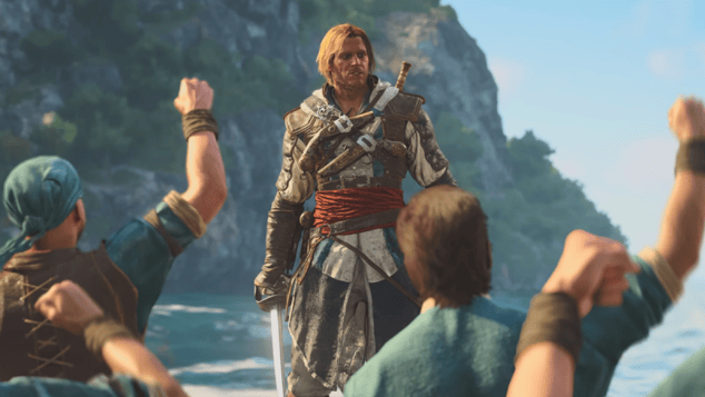 Assassin's Creed Black Flag Resynced proposera bien un écran de chargement avec Edward Kenway bourré