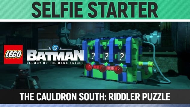 LEGO Batman: Legacy of the Dark Knight - Selfie Starter - Riddler Puzzle Solution