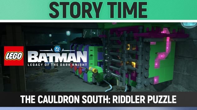 LEGO Batman: Legacy of the Dark Knight - Story Time - Riddler Puzzle Solution