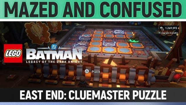 LEGO Batman: Legacy of the Dark Knight - Mazed and Confused - Cluemaster Puzzle+Room Solution