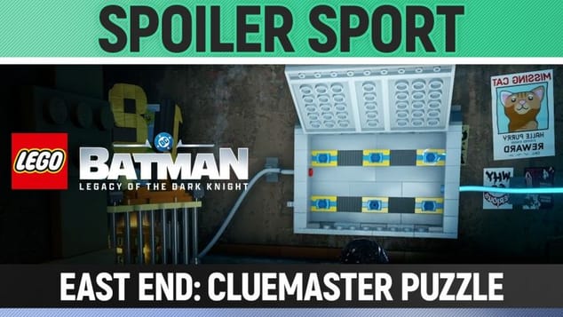 LEGO Batman: Legacy of the Dark Knight - Spoiler Sport - Cluemaster Puzzle Solution