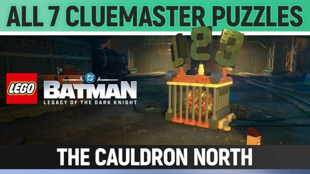 LEGO Batman: Legacy of the Dark Knight - All 7 Cluemaster Puzzles - The Cauldron North