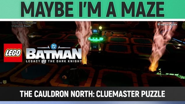 LEGO Batman: Legacy of the Dark Knight - Maybe I'm a Maze - Cluemaster Puzzle Solution