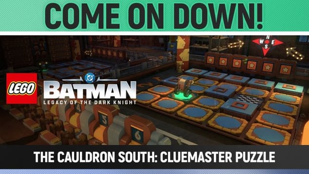 LEGO Batman: Legacy of the Dark Knight - Come on Down! - Cluemaster Puzzle+Room Solution