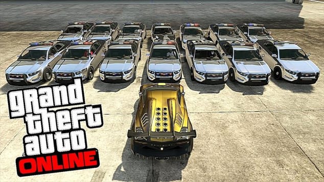 VÉHICULES DE POLICE CHROMÉS POUR LA CHASSE - GTA 5 ONLINE
