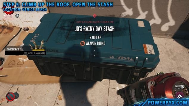 Dead Island 2 - Jo's Rainy Day Stash Walkthrough (Lost & Found Weapon Quest)