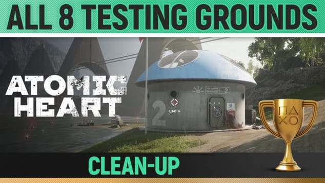 Atomic Heart - All 8 Testing Grounds - Puzzle Solutions - Walkthrough 🏆 Clean-Up