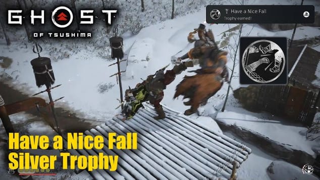 Ghost of Tsushima - Have a Nice Fall Trophy Guide (Kill an enemy by knocking off a ledge.)