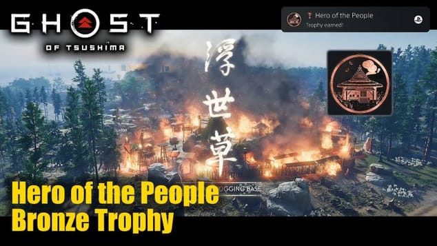 Ghost of Tsushima - Hero of the People Trophy Guide (Liberate 12 occupied areas in Izuhara.)