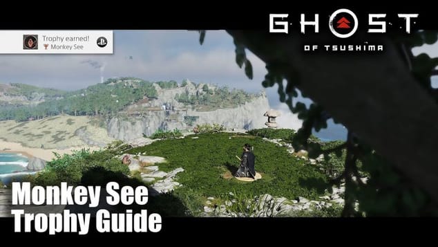 Ghost of Tsushima - Monkey See Trophy Guide (Embody the spirit of the monkey on Saruiwa.)