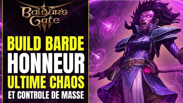 Baldur's Gate 3 Build HONNEUR : Barde ARCHER & CONTRÔLE DE MASSE | Multiclasse Guerrier Magicien