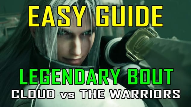 Final Fantasy 7 Rebirth - EASY WAY to defeat LEGENDARY BOUT: CLOUD vs THE WARRIORS