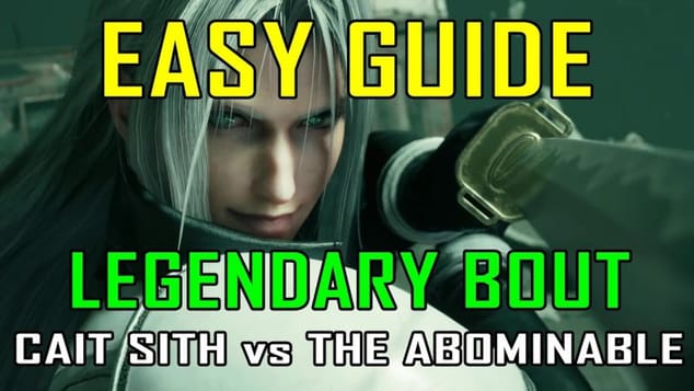 Final Fantasy 7 Rebirth - EASY WAY to defeat LEGENDARY BOUT: CAIT SITH vs THE ABOMINABLE