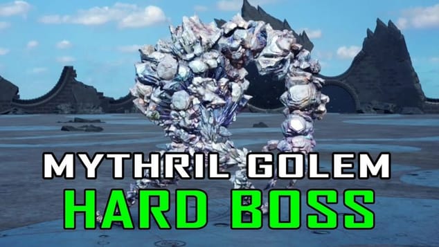 Final Fantasy 7 Rebirth - EASY WAY to defeat MYTHRIL GOLEM on Hard Mode