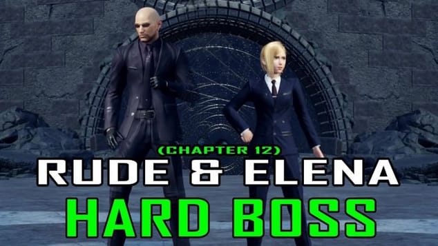 Final Fantasy 7 Rebirth - EASY WAY to defeat RUDE & ELENA on Hard Mode (chapter 12)