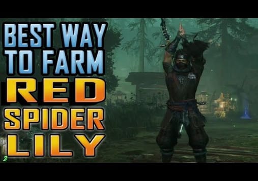 NIOH 2 - The BEST way to farm RED SPIDER LILY early game