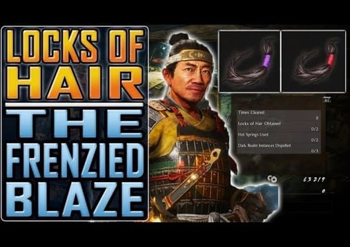 NIOH 2 - All LOCKS OF HAIR in The Frenzied Blaze