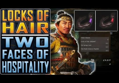 NIOH 2 - All LOCKS OF HAIR in The Two Faces of Hospitality