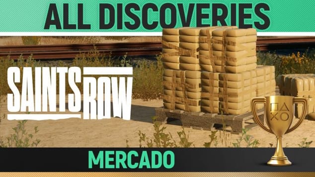 Saints Row - All Discoveries - Mercado 🏆 Photos, Drug Pallets, Dumpster, History Locations Guide