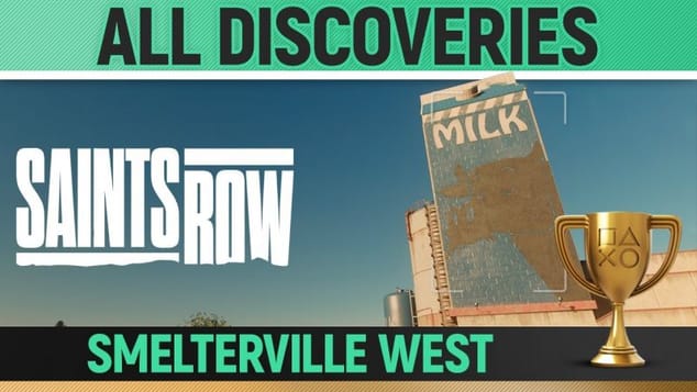 Saints Row - All Discoveries - Smelterville West 🏆 Photos, Pallets, Dumpster, History Locations