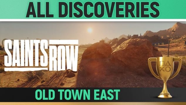 Saints Row - All Discoveries - Old Town East 🏆 Photos, Pallets, Dumpster, History Locations