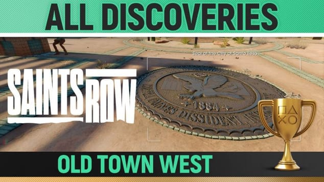 Saints Row - All Discoveries - Old Town West 🏆 Photos, Pallets, Dumpster, History Locations