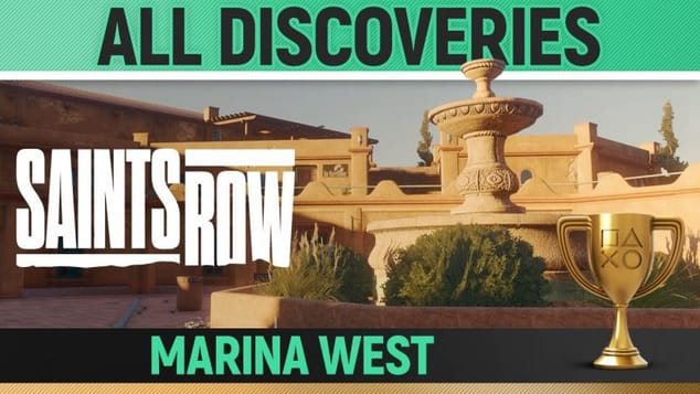Saints Row - All Discoveries - Marina West 🏆 Photos, Pallets, Dumpster, History Locations