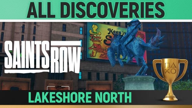 Saints Row - All Discoveries - Lakeshore North 🏆 Photos, Pallets, Dumpster, History Locations