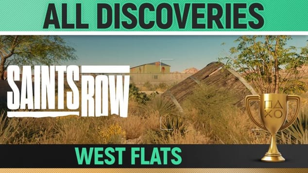Saints Row - All Discoveries - West Flats 🏆 Photos, Pallets, Dumpster, History Locations