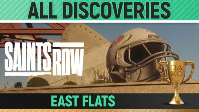 Saints Row - All Discoveries - East Flats 🏆 Photos, Pallets, Dumpster, History Locations